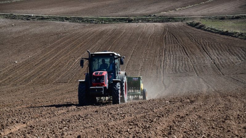 Kayseri'de sertifikalı buğday ve arpa tohumları toprakla buluşturuluyor
