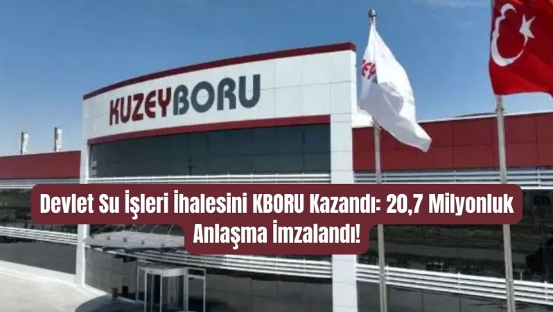 Devlet Su İşleri İhalesini KBORU Kazandı: 20,7 Milyonluk Anlaşma İmzalandı!